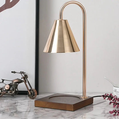 LumeAura - Justerbar stearinlyslampe med myk glød og velduftende atmosfære