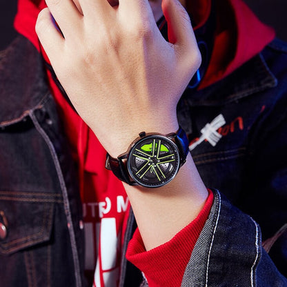 SpinTime - Spinnhjulsklokke med 3D-rotasjon i hul form