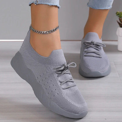 Sophia – Trendy sneakers med snøring og avslappet passform