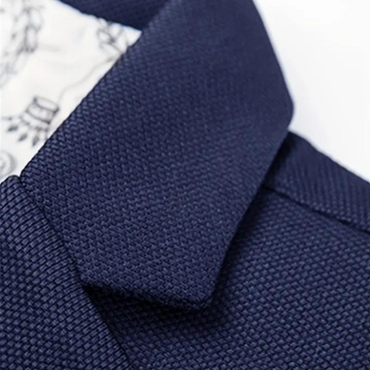 Renzo – Uformell Blazer med én Knapp Og Klassisk Jakkekrage