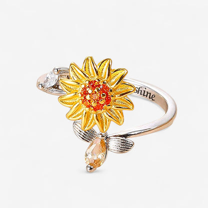 Adelina – Justerbar solsikke-fidgetring