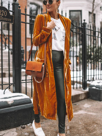 Isla – Elegant Jakke med åpen Front og Lange Ermer