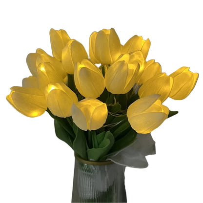 GlowPetal – Bærbar LED Tulipan Nattlys til Hjemmet