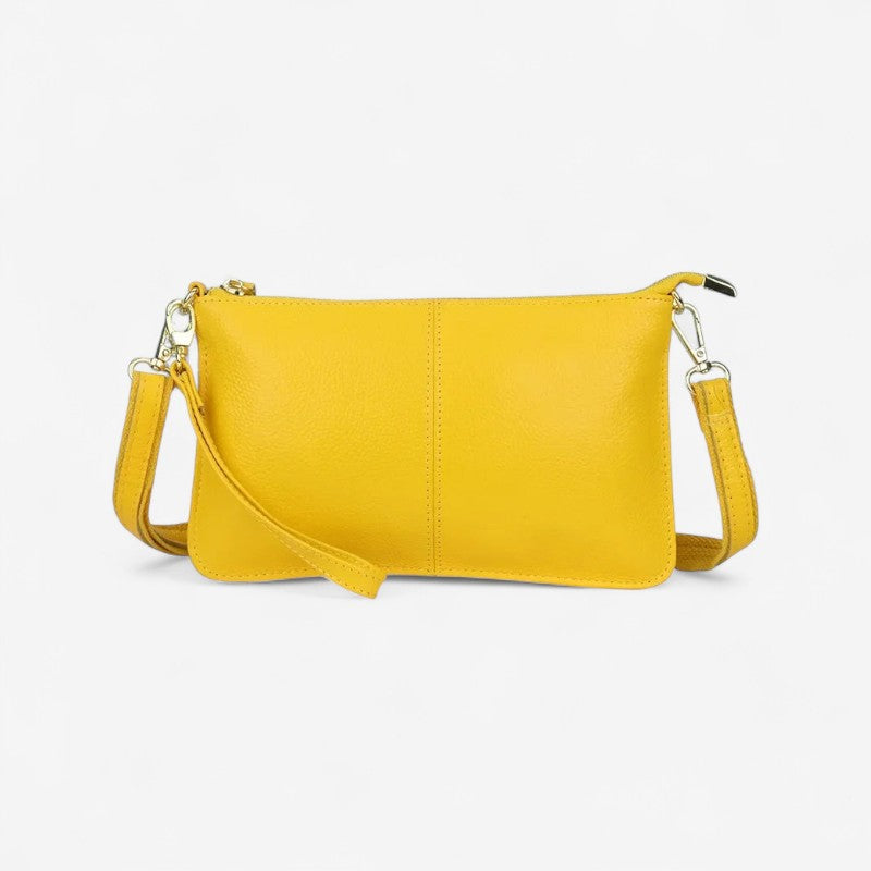 Ashley – Håndveske med spennestrå og glidelåslommer