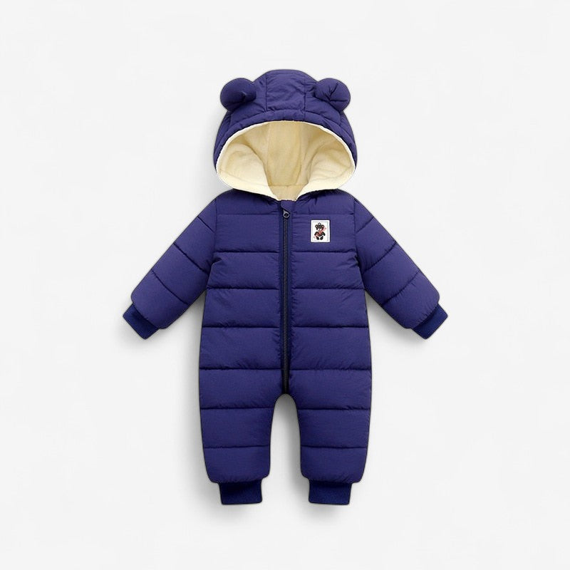 SnuggleBee – Babydrakt med Hette og Glidelås foran