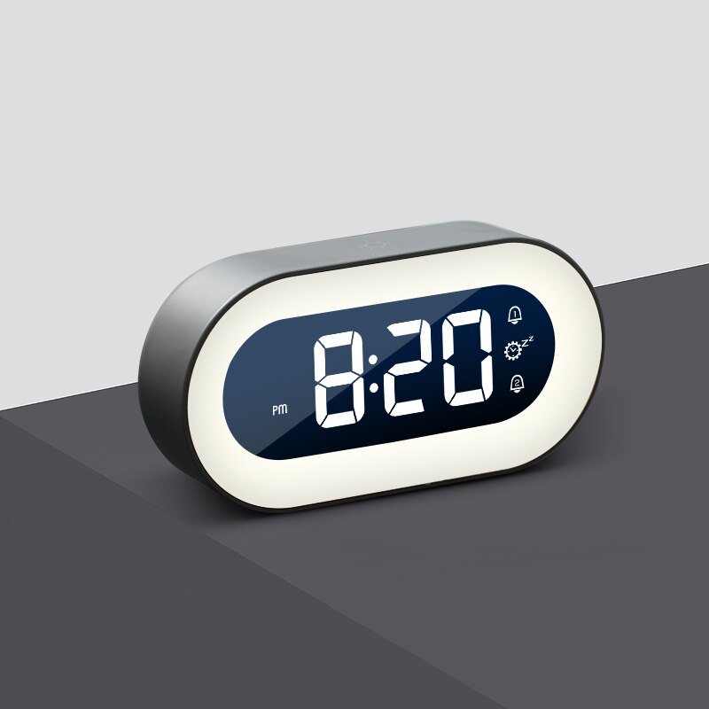 TimeGlow – Digital Vekkerklokke med Nattlys