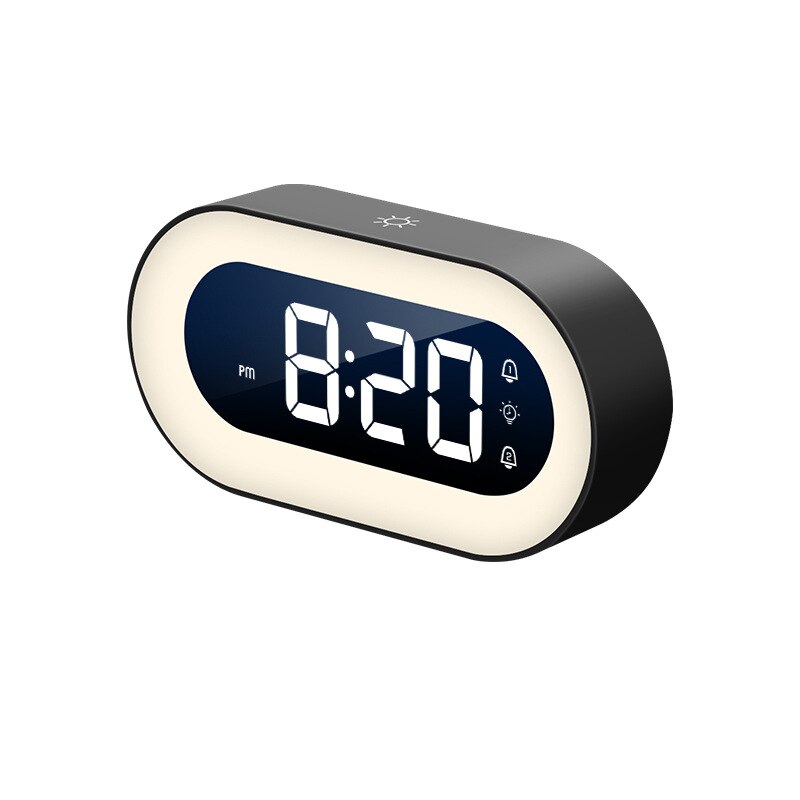 TimeGlow – Digital Vekkerklokke med Nattlys
