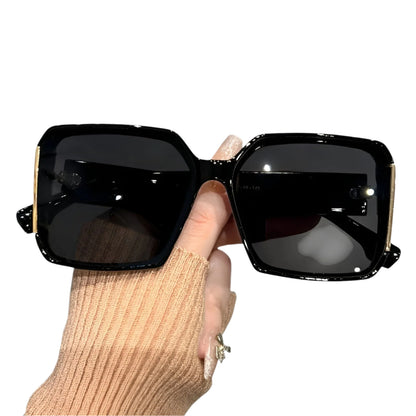 Laina – Stilige overdimensjonerte solbriller med gradientlinser