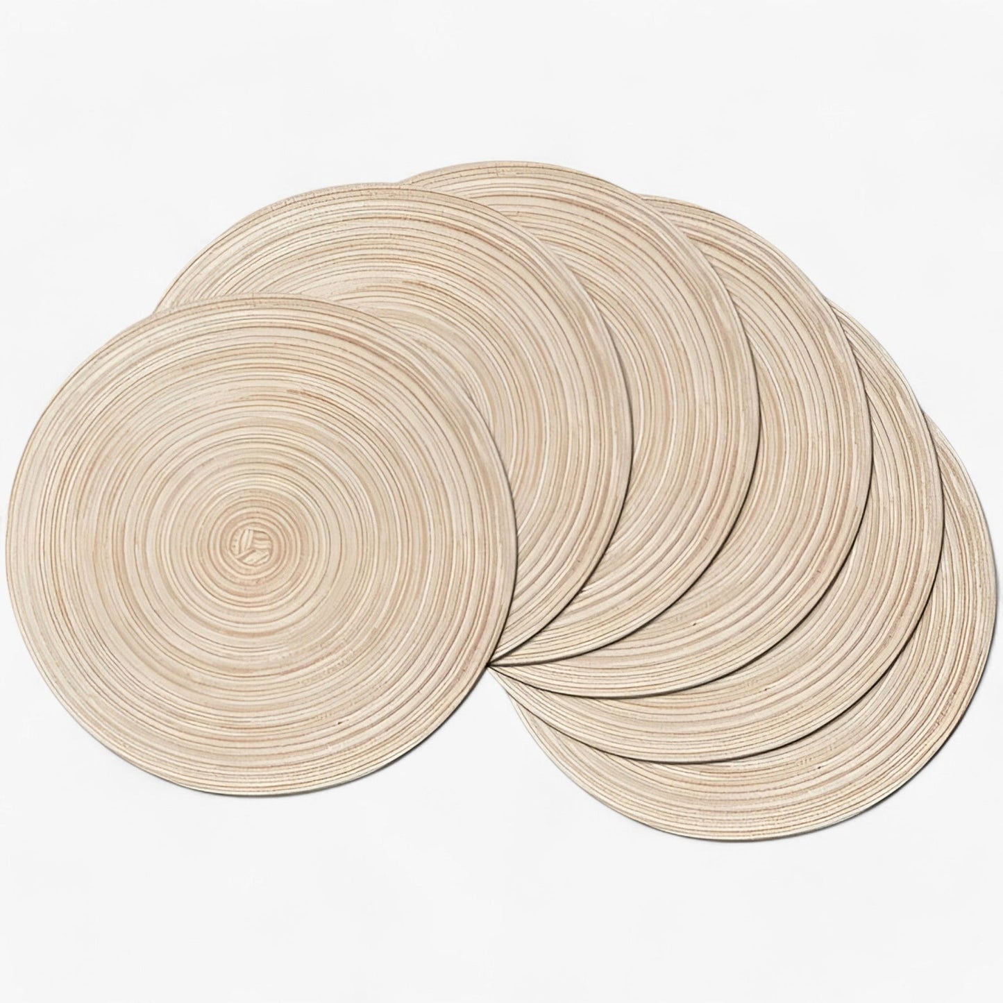 CraftMats - Slitesterke runde flettede borddekkeservietter