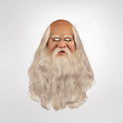 Realistisk Santa Claus maske - Perfekt for å skape et gledelig juleutseende