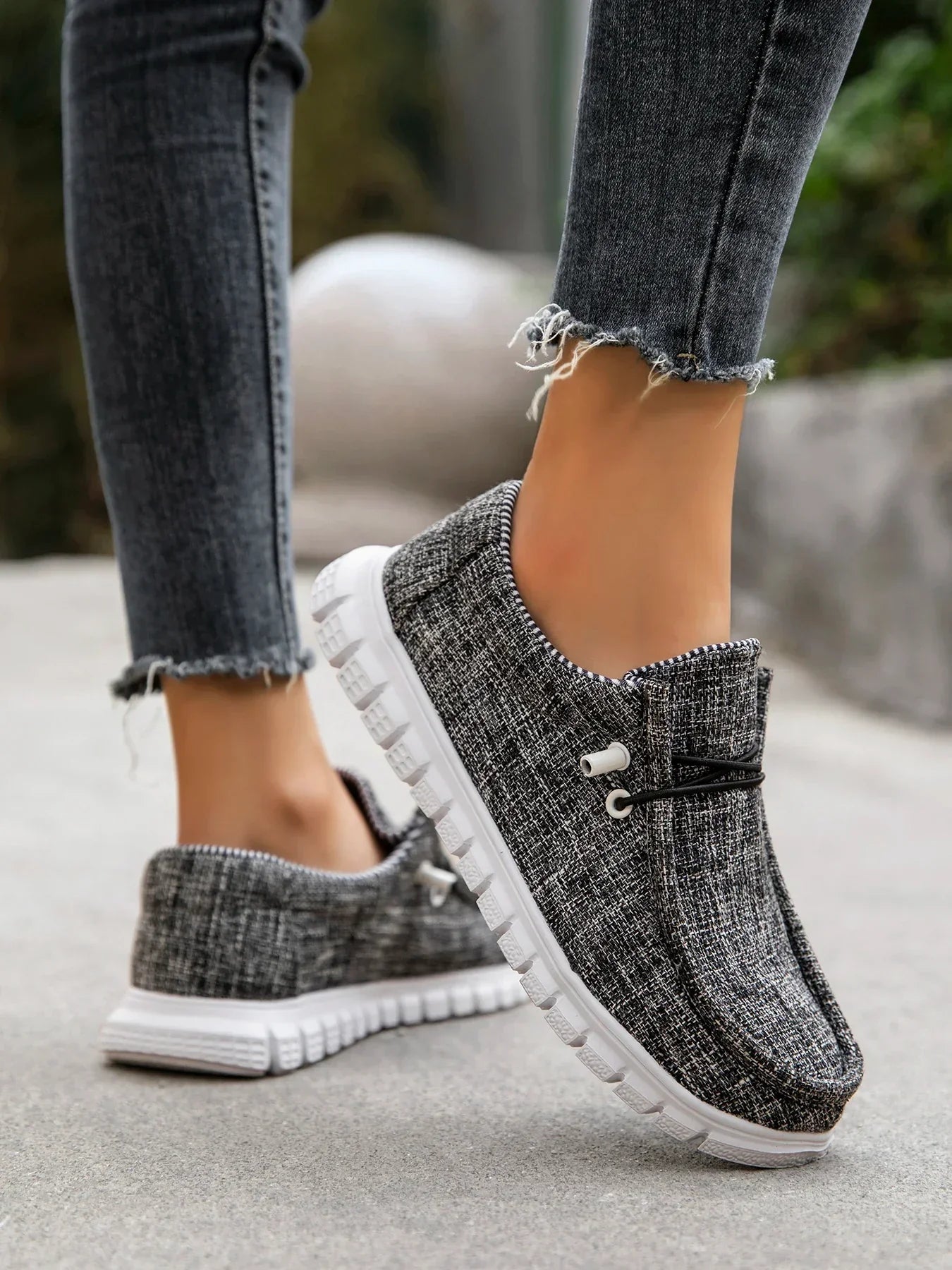 Gemma - Slip-On Loafer med sklisikker såle