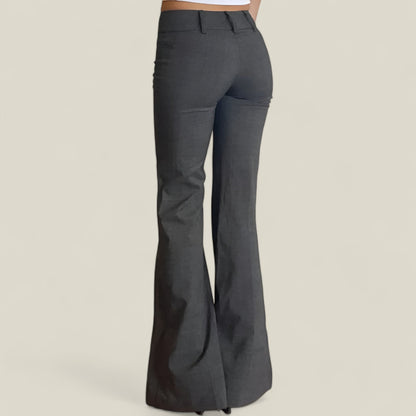 Emily - Elegant Lav Skinny Bukser Dame med Flatterende Passform-5