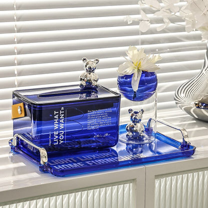 AuraNest - Elegant Kunstnerisk Glassvase med Karakteristisk Sfærisk Topp