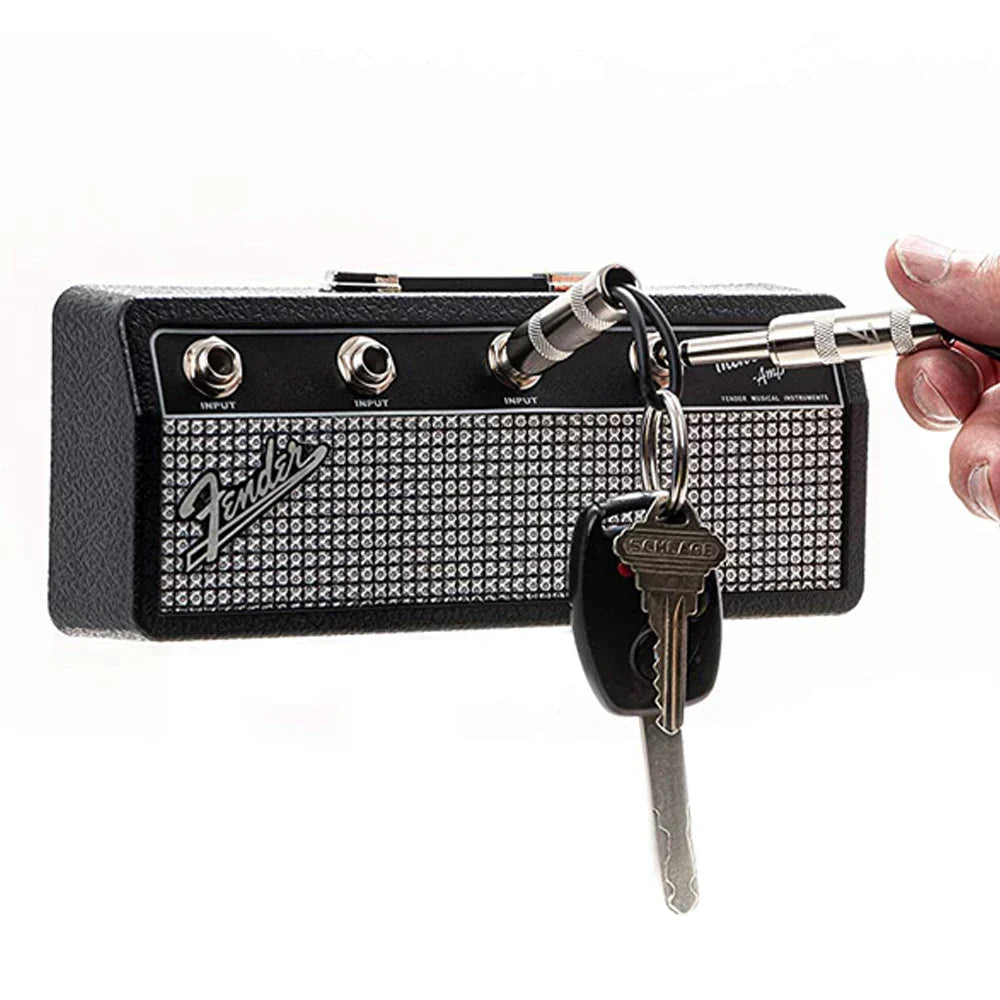 RockKeys - Vintage nøkkelholder for gitarplugg for musikkelskere
