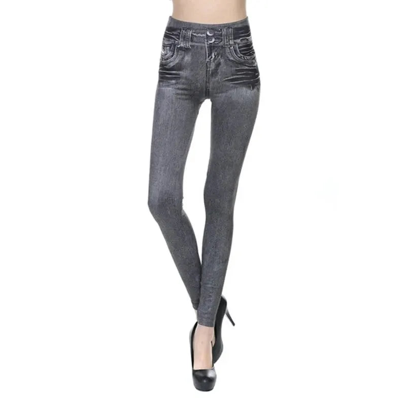 Alyssa - Trendy leggings med smal passform og lommer