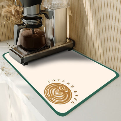 DrySmart - sammenleggbar oppvaskmatte for enkel tørking og oppbevaring av oppvask