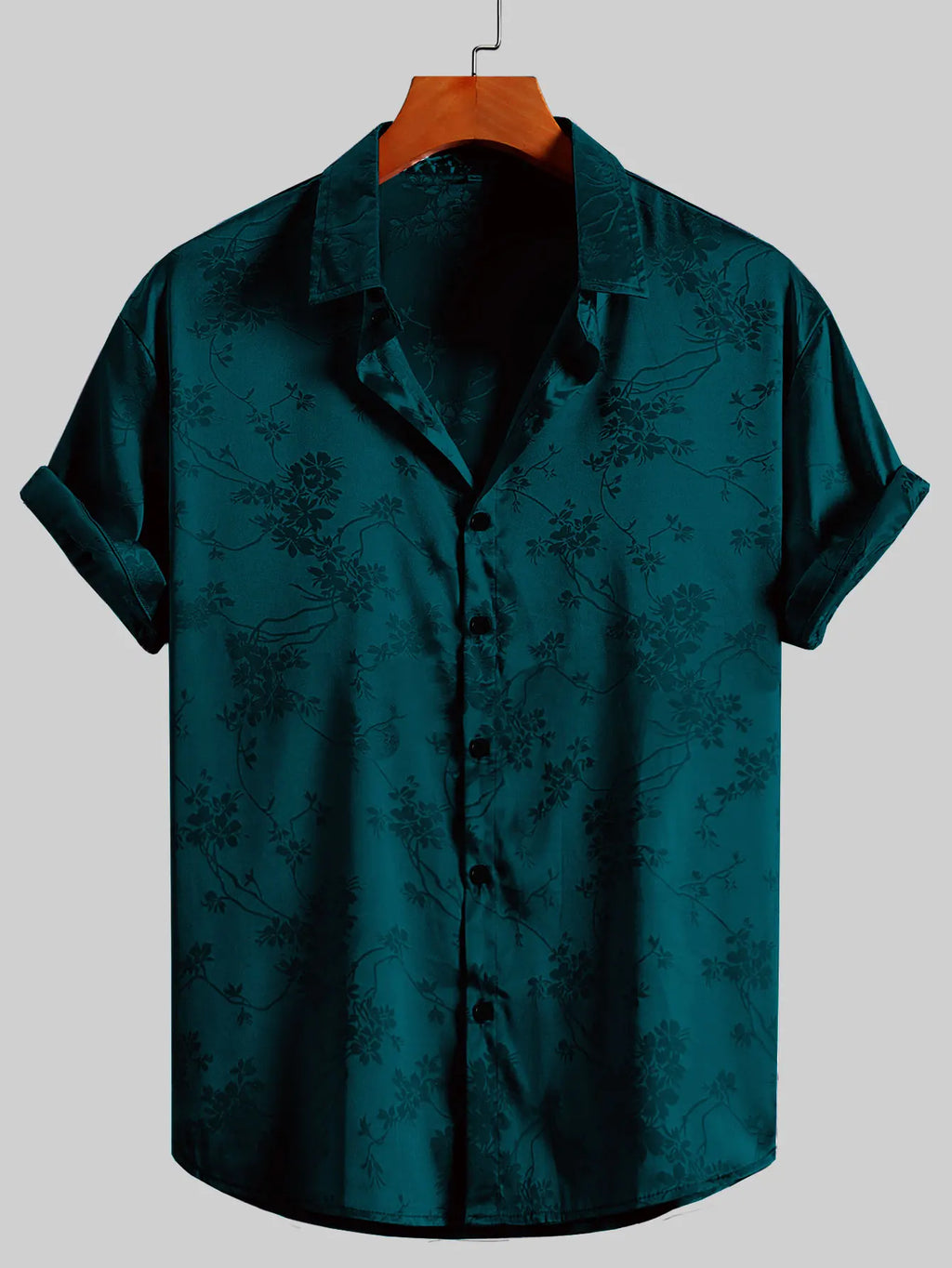 Ethan - Brodert Skreddersydd Slank Moderne Skjorte