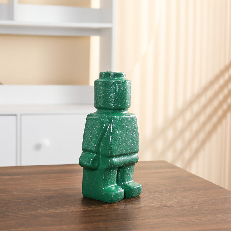 RoboBloom - Robotblomstvase med futuristisk design for leken dekorasjon