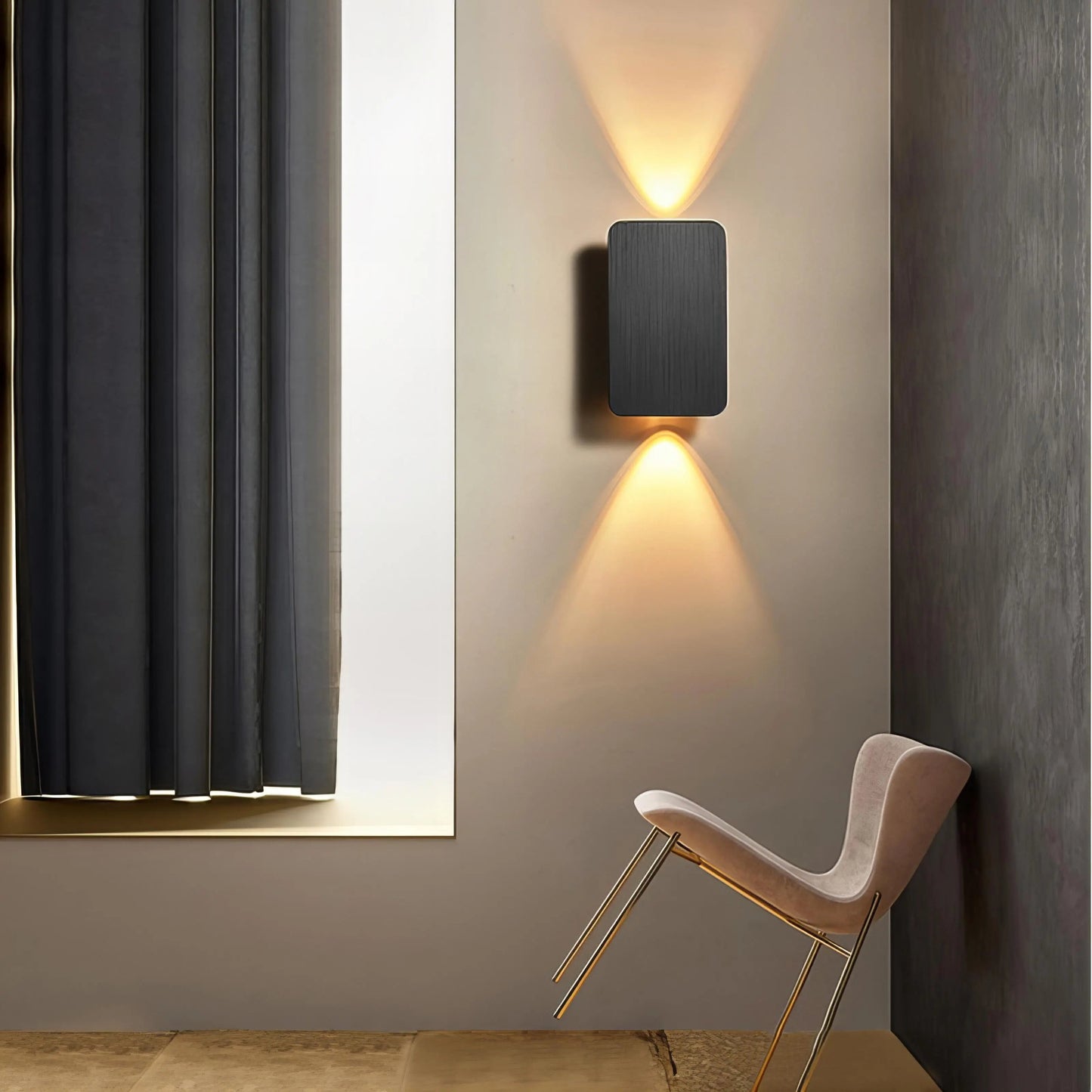 LumoFrame - Rektangulær vegglampe for moderne interiør