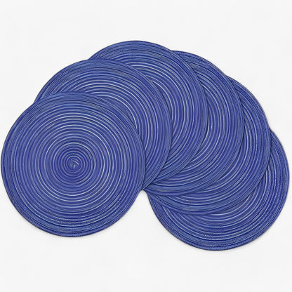 CraftMats - Slitesterke runde flettede borddekkeservietter