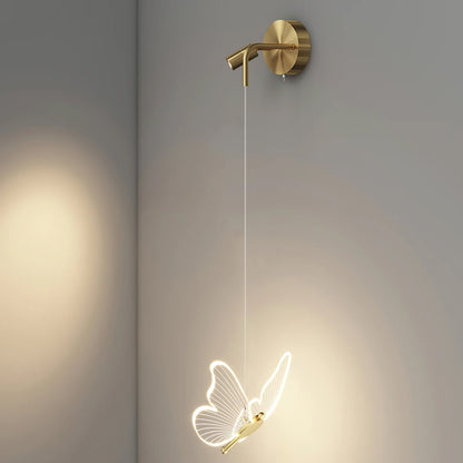 GlowWings – Sommerfugl Vegglampe med Integrert LED