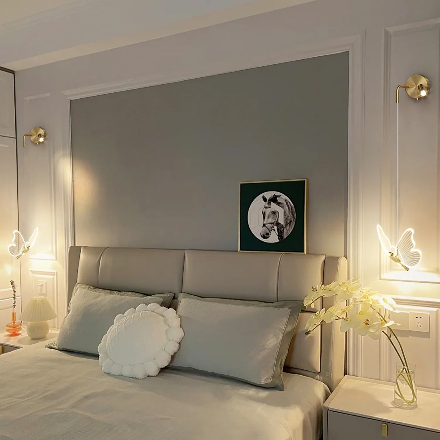 GlowWings – Sommerfugl Vegglampe med Integrert LED