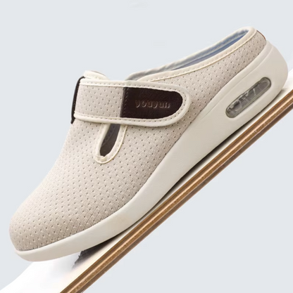 SootheWalk - Ekstra brede gåsko med uttagbare innleggssåler