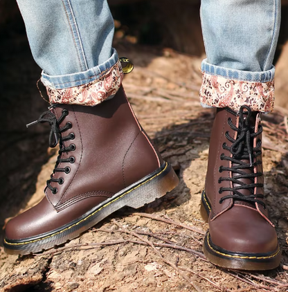 Baldwin - Varm og Komfortabel Pelsforet Ankelstøvlett med Sklisikker Såle