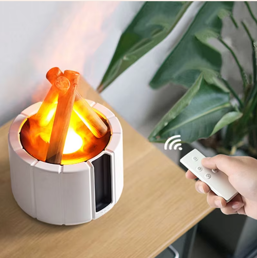 AirFrame - Ultralyd luftfukter med peiseffekt for en koselig og forfriskende atmosfære
