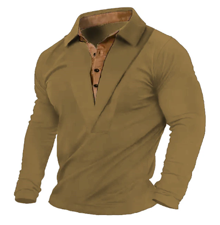 Conrad - Langermet Slim Fit Knappekrage Sweatshirt