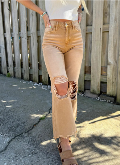 Zeydra - Stilige jeans med rifter for en kul og avslappet look