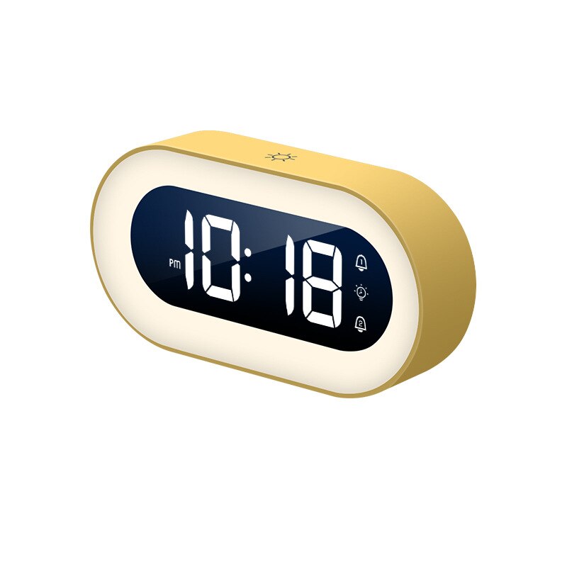 TimeGlow – Digital Vekkerklokke med Nattlys