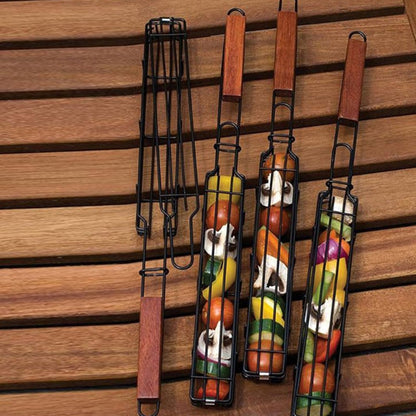 GrillEdge – Premium Grillkurvsett med sikre håndtak