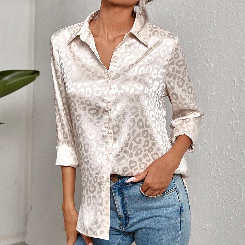 Mathilde - Elegant langermet bluse med flatterende passform og klassisk stil