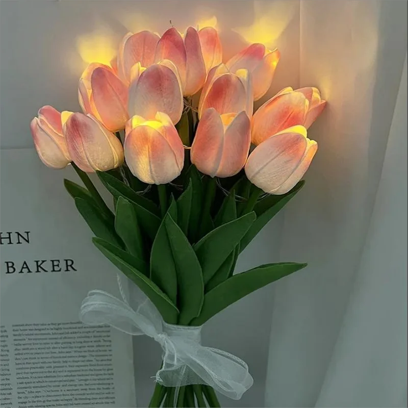 GlowPetal – Bærbar LED Tulipan Nattlys til Hjemmet