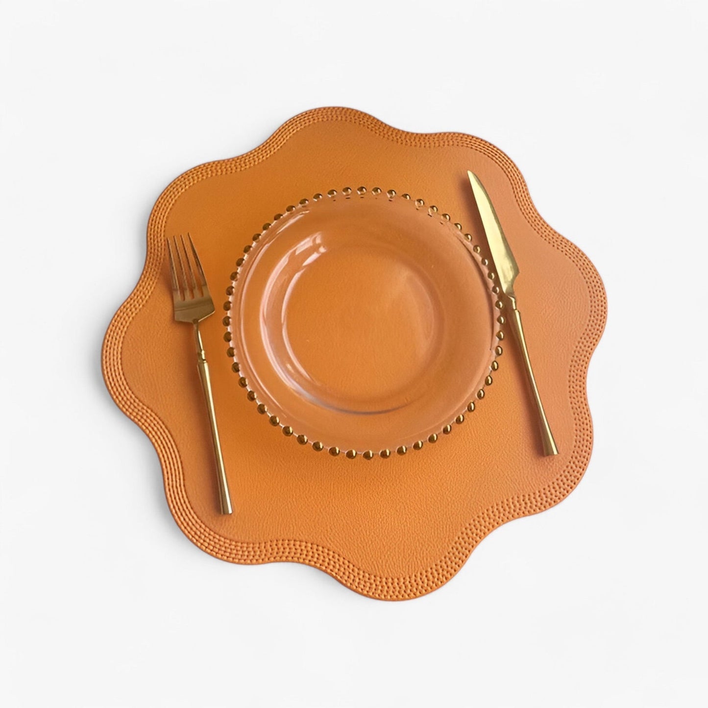 LuxePlates - luksuriøse, vanntette borddekk med blomstermønster
