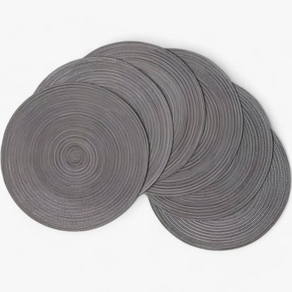 CraftMats - Slitesterke runde flettede borddekkeservietter