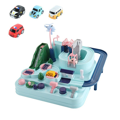 KiddoQuest - Interaktivt redningseventyr i byen med manuell bilbane og morsomme utfordringer