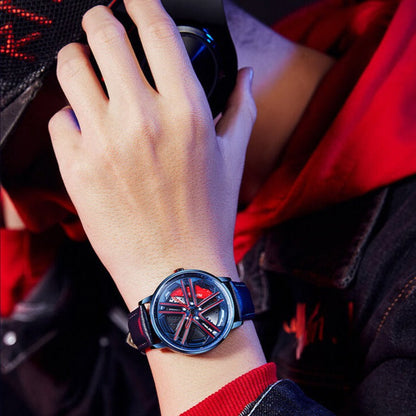 SpinTime - Spinnhjulsklokke med 3D-rotasjon i hul form