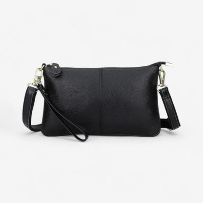 Ashley – Håndveske med spennestrå og glidelåslommer