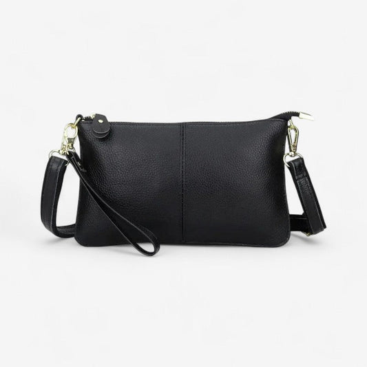 Ashley – Håndveske med spennestrå og glidelåslommer