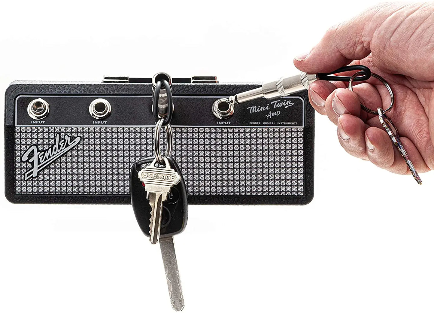 RockKeys - Vintage nøkkelholder for gitarplugg for musikkelskere