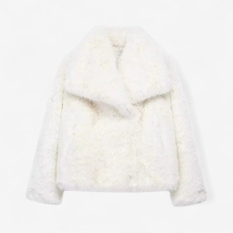 Alette – Kort Jakke med Lange Ermer og Lommepynt