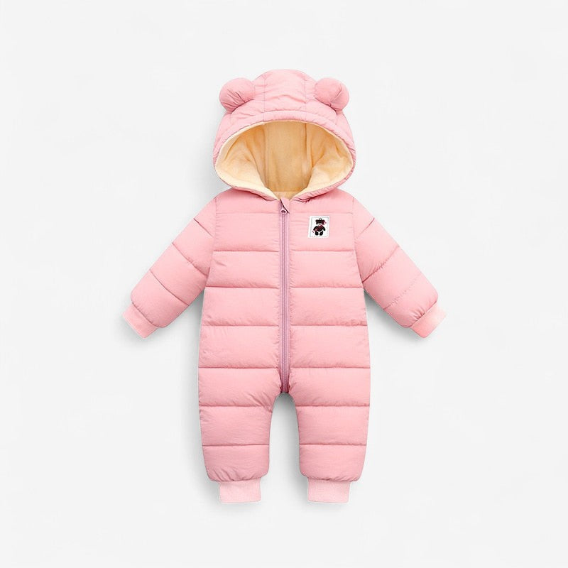 SnuggleBee – Babydrakt med Hette og Glidelås foran