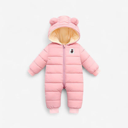 SnuggleBee – Babydrakt med Hette og Glidelås foran