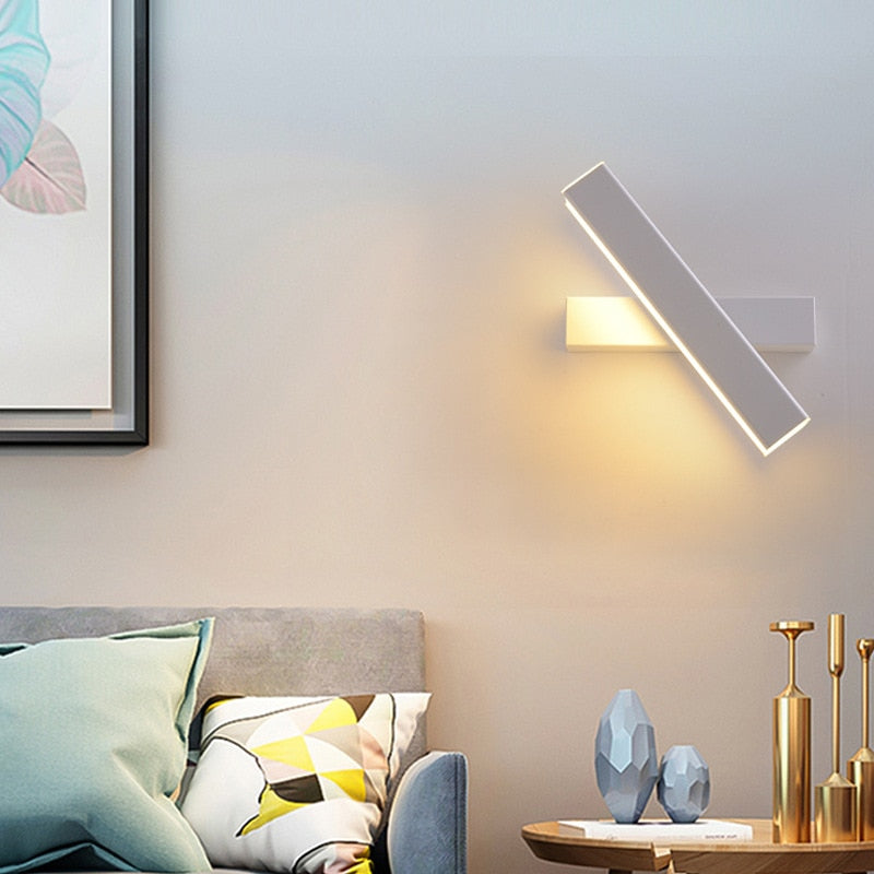 LumaLight - 360° roterbar LED-vegglampe med justerbar fargetemperatur