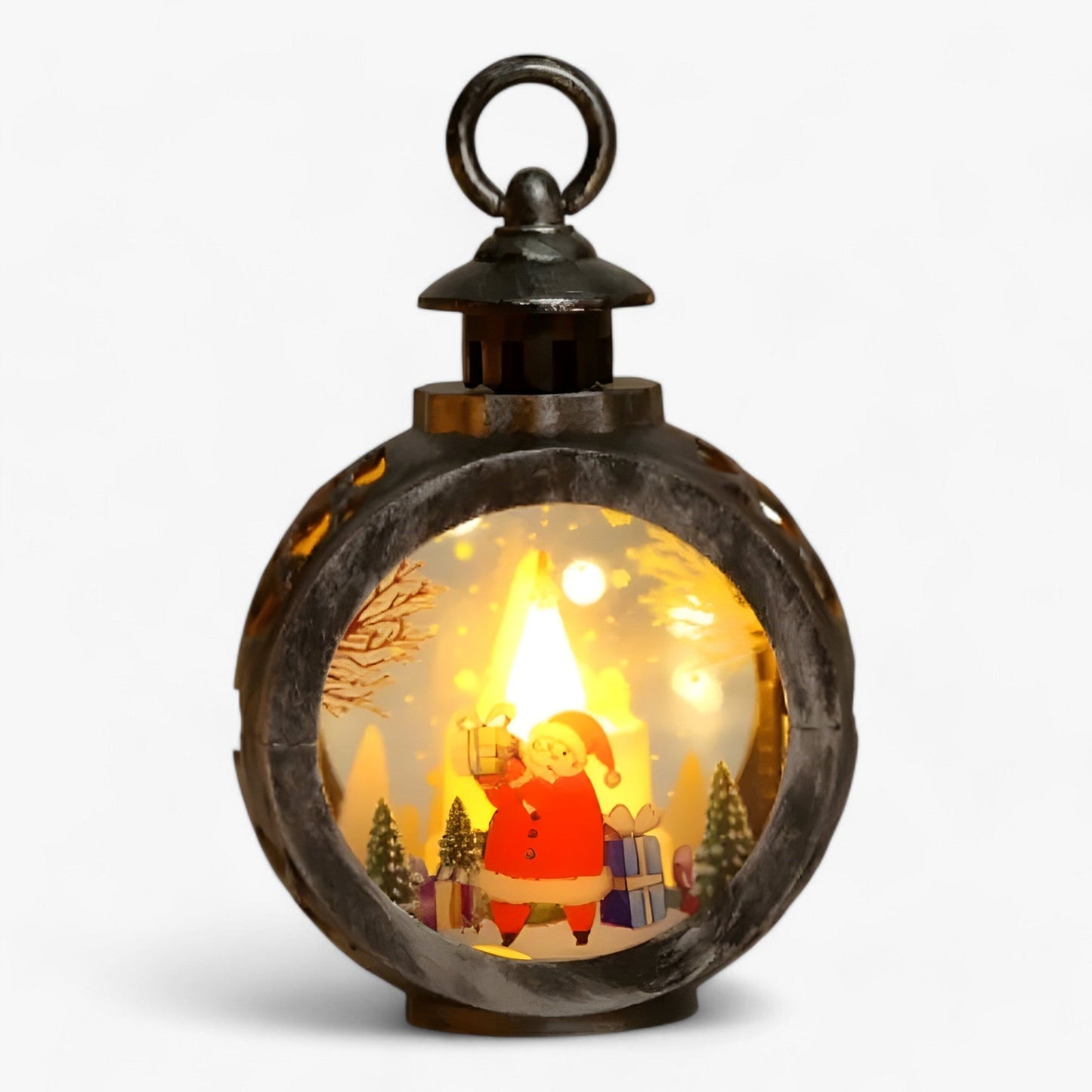 FrostGlow - Dekorativ snømannslampe med LED-lykt simulert til jul