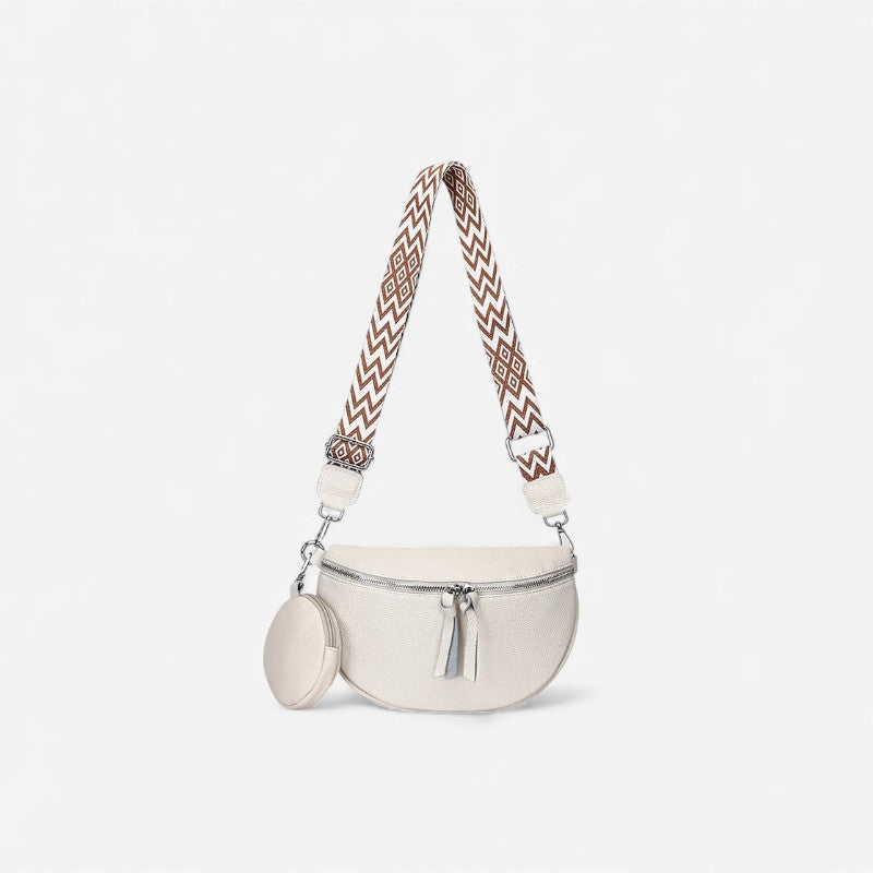 Emma – Skulderveske med avtagbare stropper og glidelåslommer