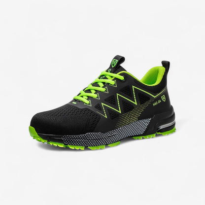 Damian – Joggesko med Rund Tupp og Mønstret Såle