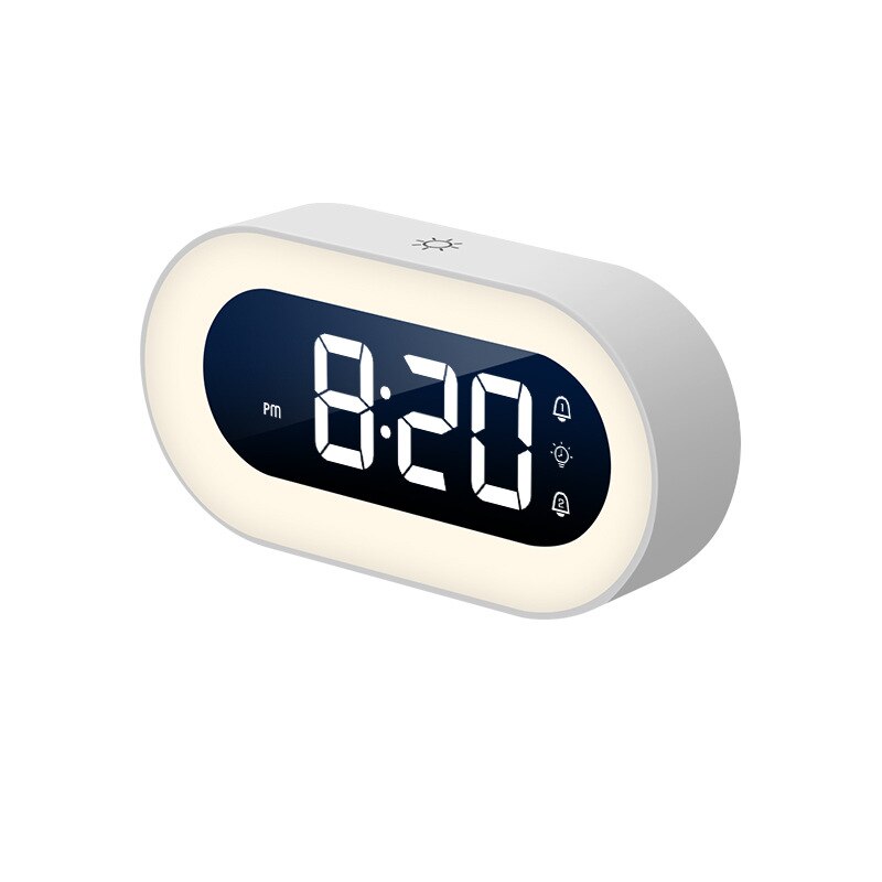 TimeGlow – Digital Vekkerklokke med Nattlys